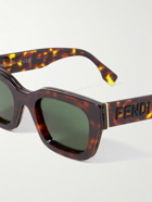 Fendi - Signature D-Frame Tortoiseshell Acetate Sunglasses