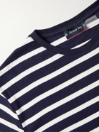ARMOR LUX - Slim-Fit Striped Cotton-Jersey T-Shirt - Blue