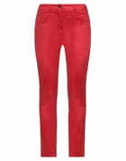 Manila Grace Womens Pants in Red