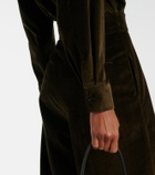 Max Mara Fertile cotton corduroy bodysuit