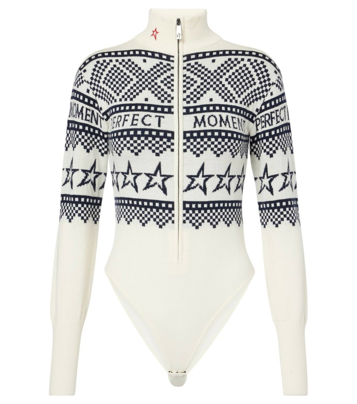 Photo: Perfect Moment Wool intarsia bodysuit
