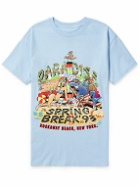 PARADISE - Spring Break '93 Cotton-Jersey T-Shirt - Blue
