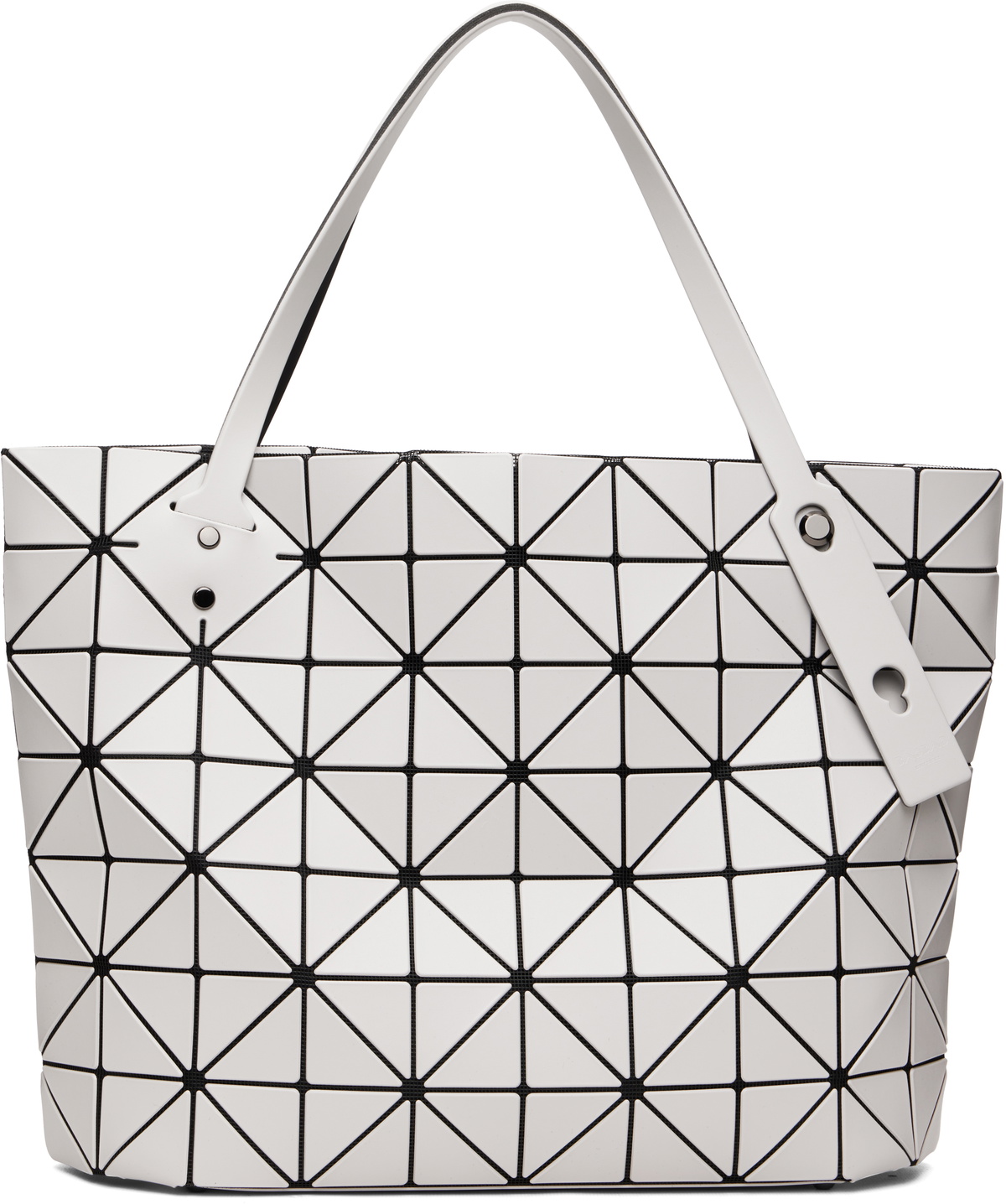 BAO BAO ISSEY MIYAKE Gray Rock Matte Bag
