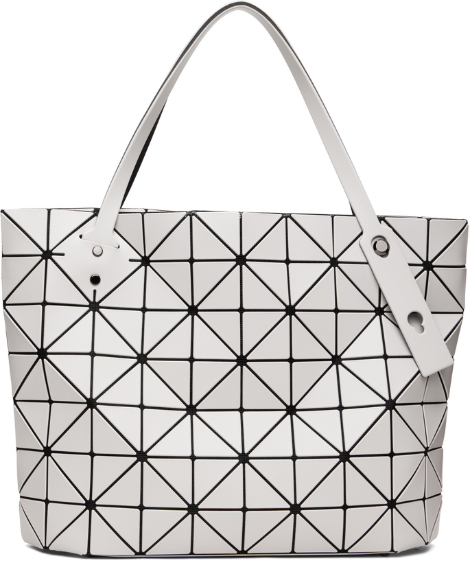 Photo: BAO BAO ISSEY MIYAKE Gray Rock Matte Bag