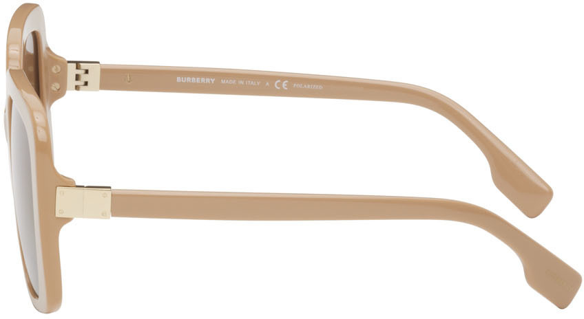 Burberry Tan Square Sunglasses