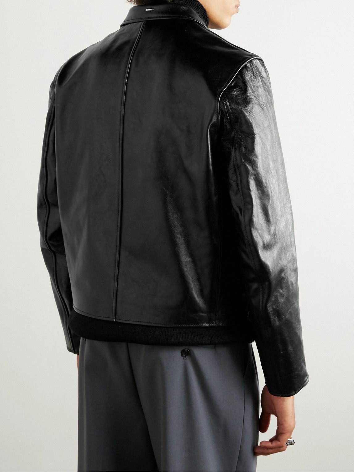 Our Legacy - Mini Leather Blouson Jacket - Black Our Legacy Our Legacy - Mini Leather Blouson Jacket - Black Our Legacy