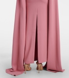 Solace London Nuri draped gown