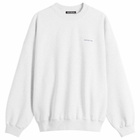 Cole Buxton Men's Mini Logo Sweatshirt in Light Grey Marl