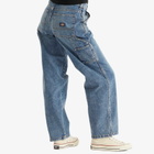 Dickies Women's Stevensville Carpenter Pants in Rinsed Blue