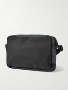 Master-Piece - Slick Logo-Appliquéd Leather and CORDURA® Ballistic Nylon Messenger Bag