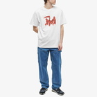 Dime Men's Human T-Shirt in White