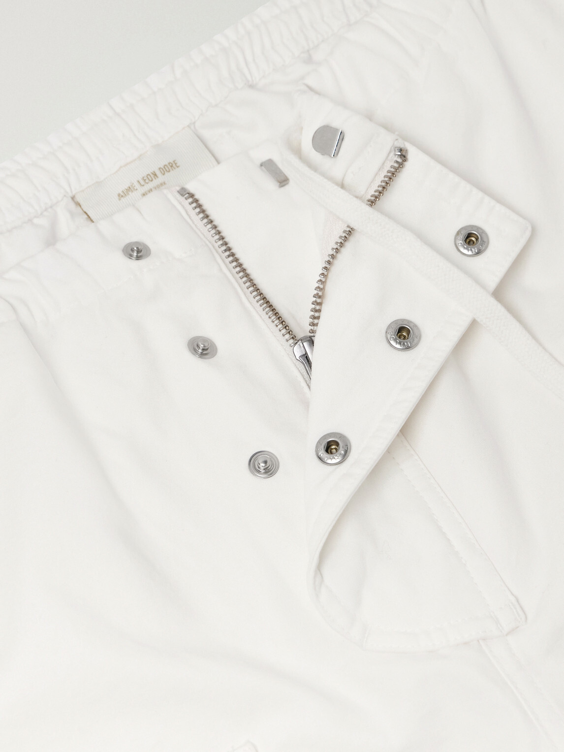 Aimé Leon Dore - Aviator Straight-Leg Cotton-Canvas Trousers - White