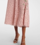 Costarellos Marlena embroidered lace midi dress