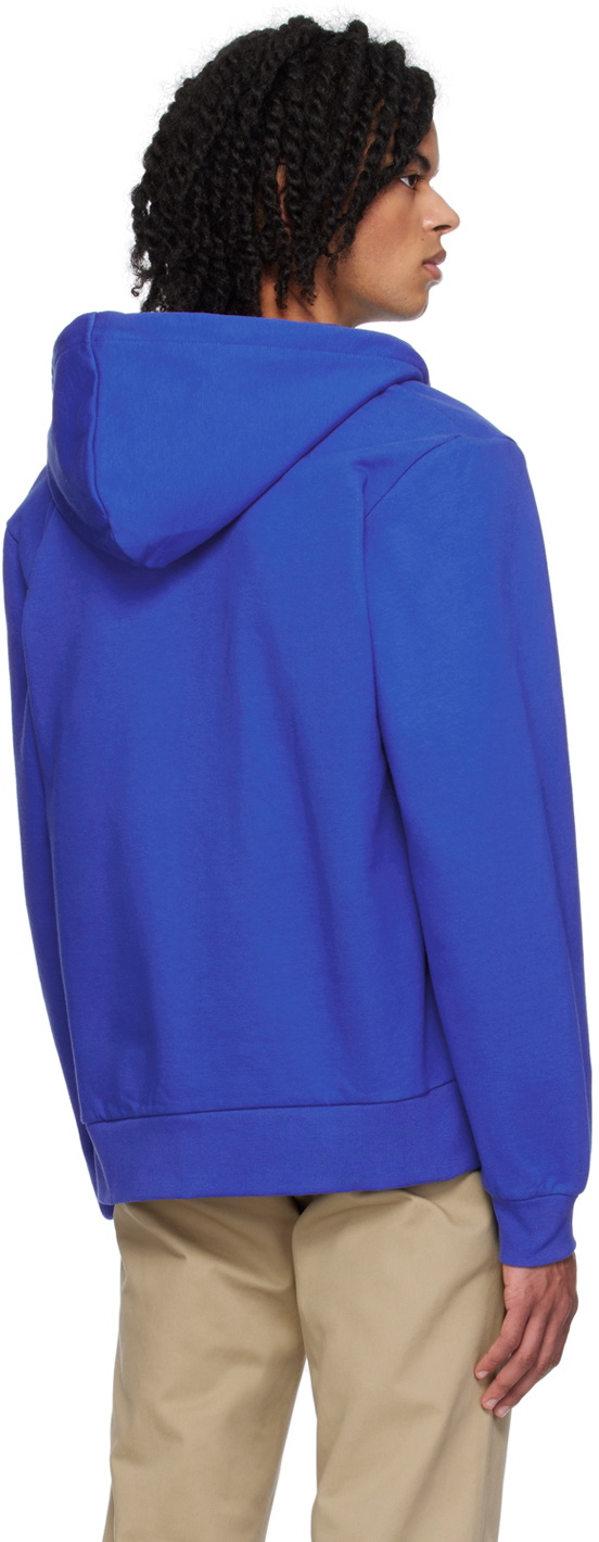 Lacoste Blue Zip-Up Hoodie