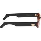 Valentino Brown & Black Geometric Acetate Sunglasses