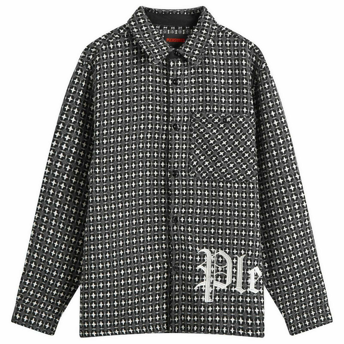 Pleasures Men's Cross Work Shirt in Grey