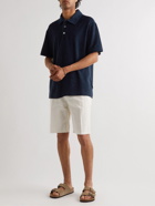 NN07 - Joey Cotton-Terry Polo Shirt - Blue