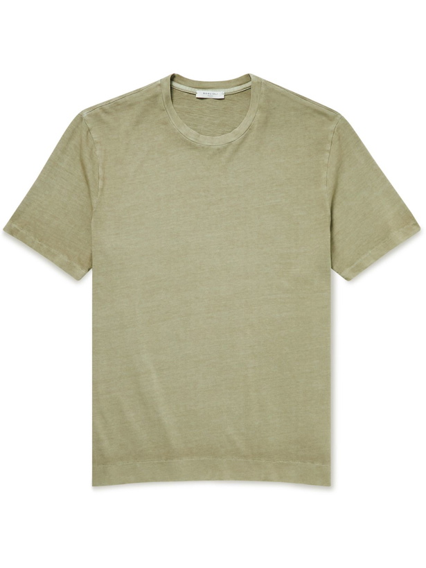 Photo: Boglioli - Cotton-Jersey T-Shirt - Green