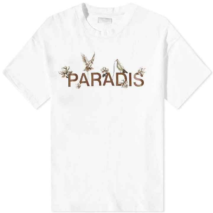 Photo: 3.Paradis Men's Black Paradis T-Shirt in White