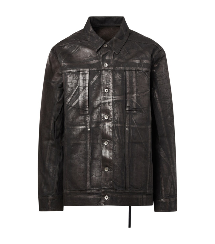 Photo: Rick Owens Coated denim jacket