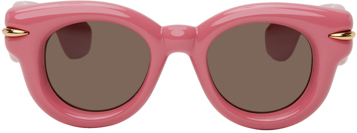 Photo: LOEWE Pink Inflated Round Sunglasses