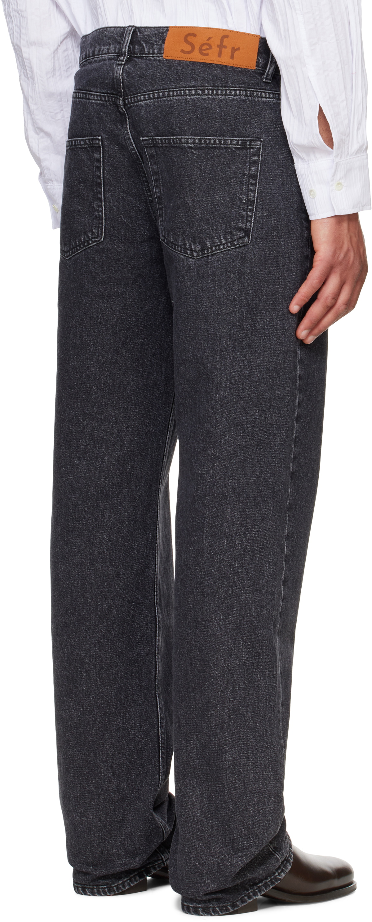 Séfr Black Classic Cut Jeans