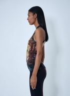 Jean Paul Gaultier Médaillon Mesh Tank Top