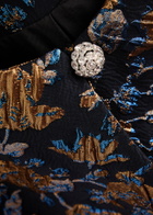 Borgo DE Nor Merryn Floral Brocade Cape Multicoloured