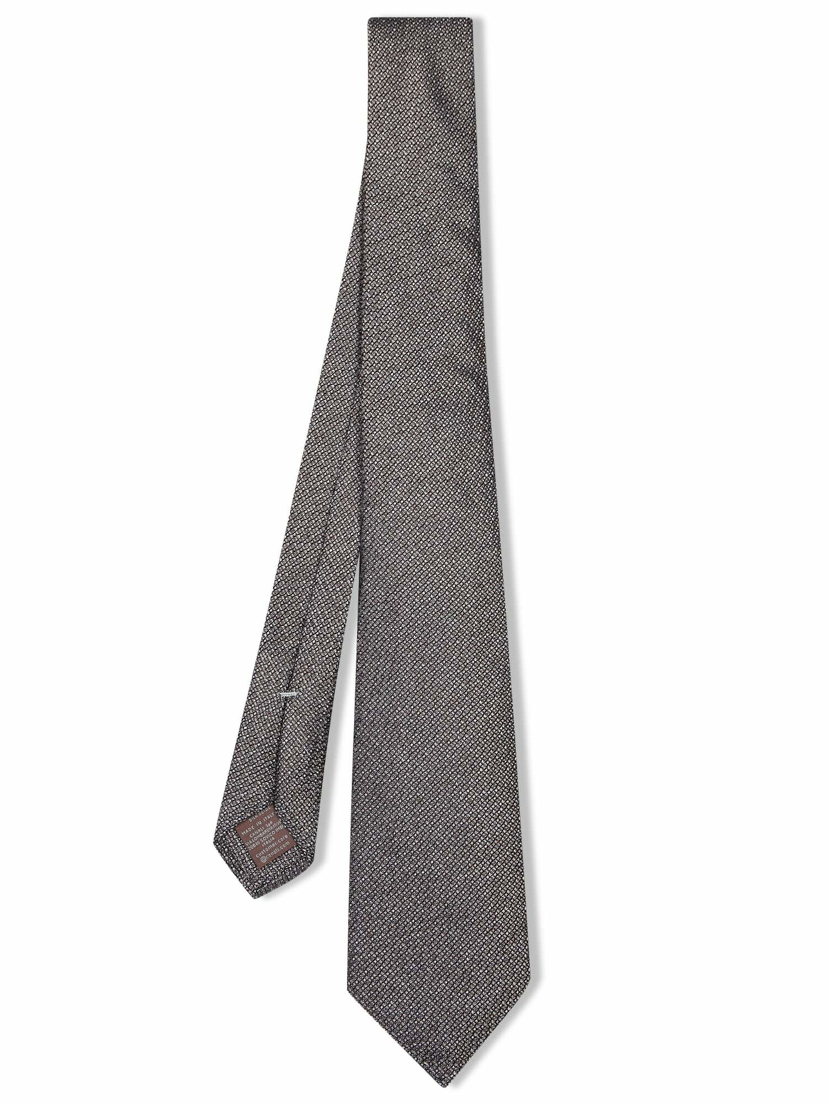 Canali Brown Silk Tie