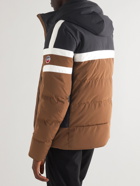 Fusalp - Abelban Hooded Quilted Colour-Block Ski Jacket - Brown