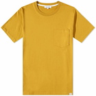 Norse Projects Men's Johannes Standard Pocket T-Shirt in Turmeric Yellow