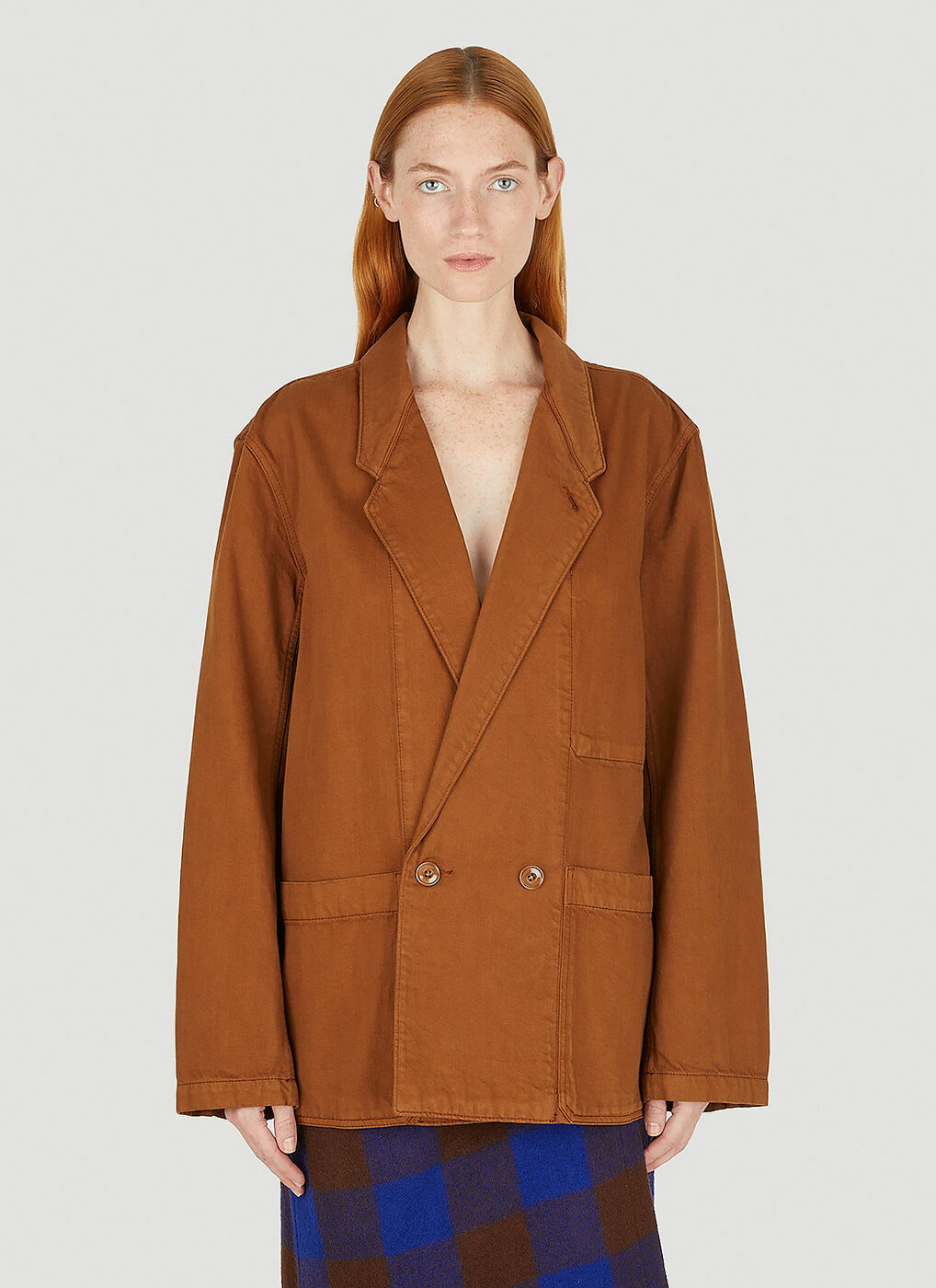 Lemaire Workwear Double Breasted Jacket