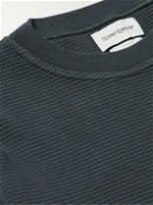 Oliver Spencer - Robin Waffle-Knit Cotton Sweatshirt - Gray
