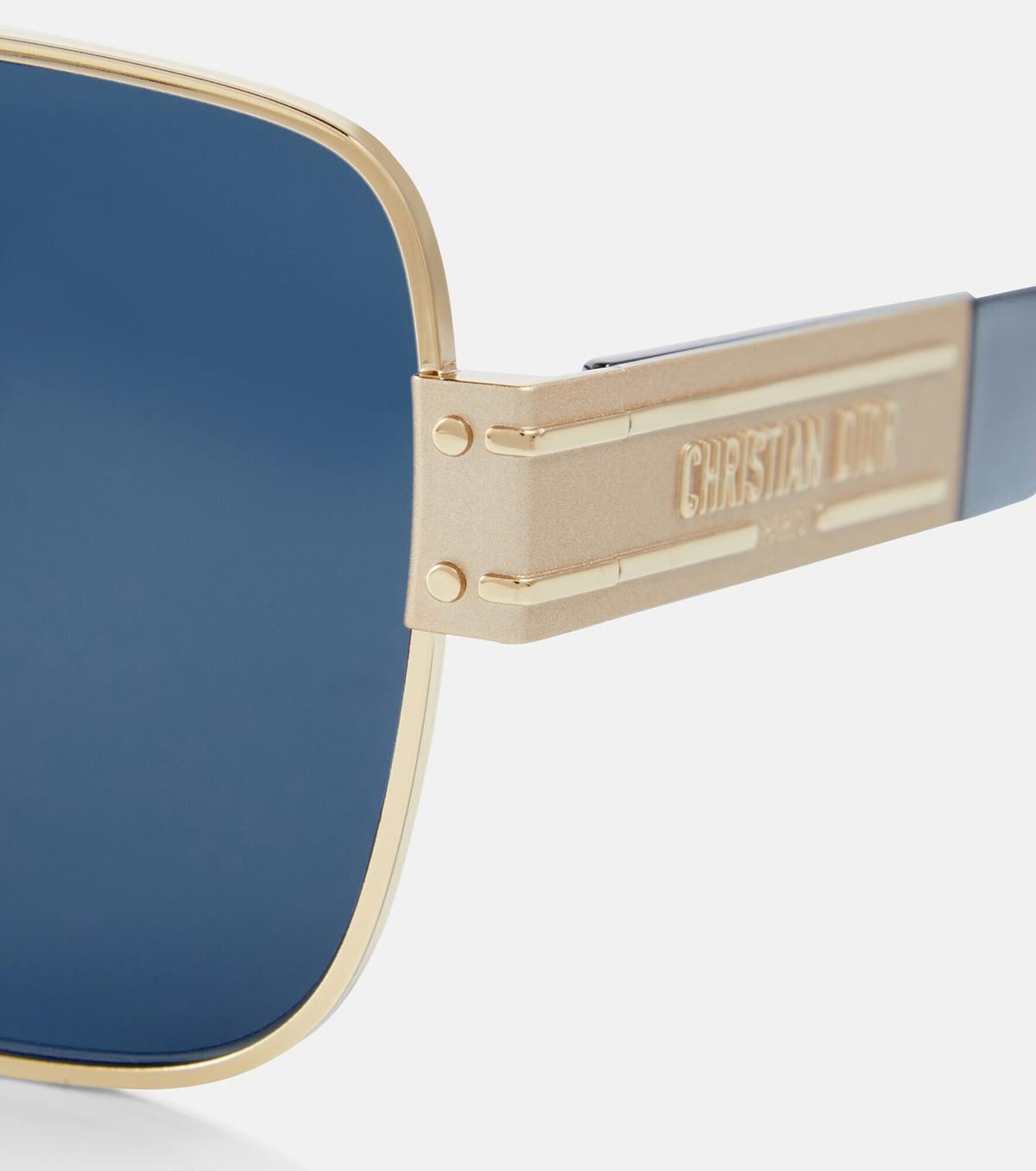 DIORSIGNATURE S4U Gold Oversized Square Sunglasses