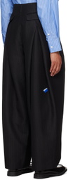 ADER error Black Vassi Trousers