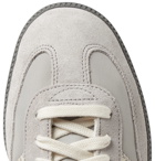 adidas Consortium - C.P. Company Samba Suede-Trimmed Nylon Sneakers - Men - Gray