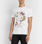 Alexander McQueen - Logo-Print Organic Cotton-Jersey T-Shirt - White