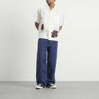 Story mfg. Men's Hand Applique Uniform Shirt in Ecru Patched Up