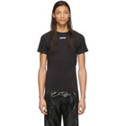 Off-White Black and Silver Running T-Shirt