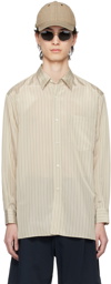 YLÈVE Off-White Stripe Shirt