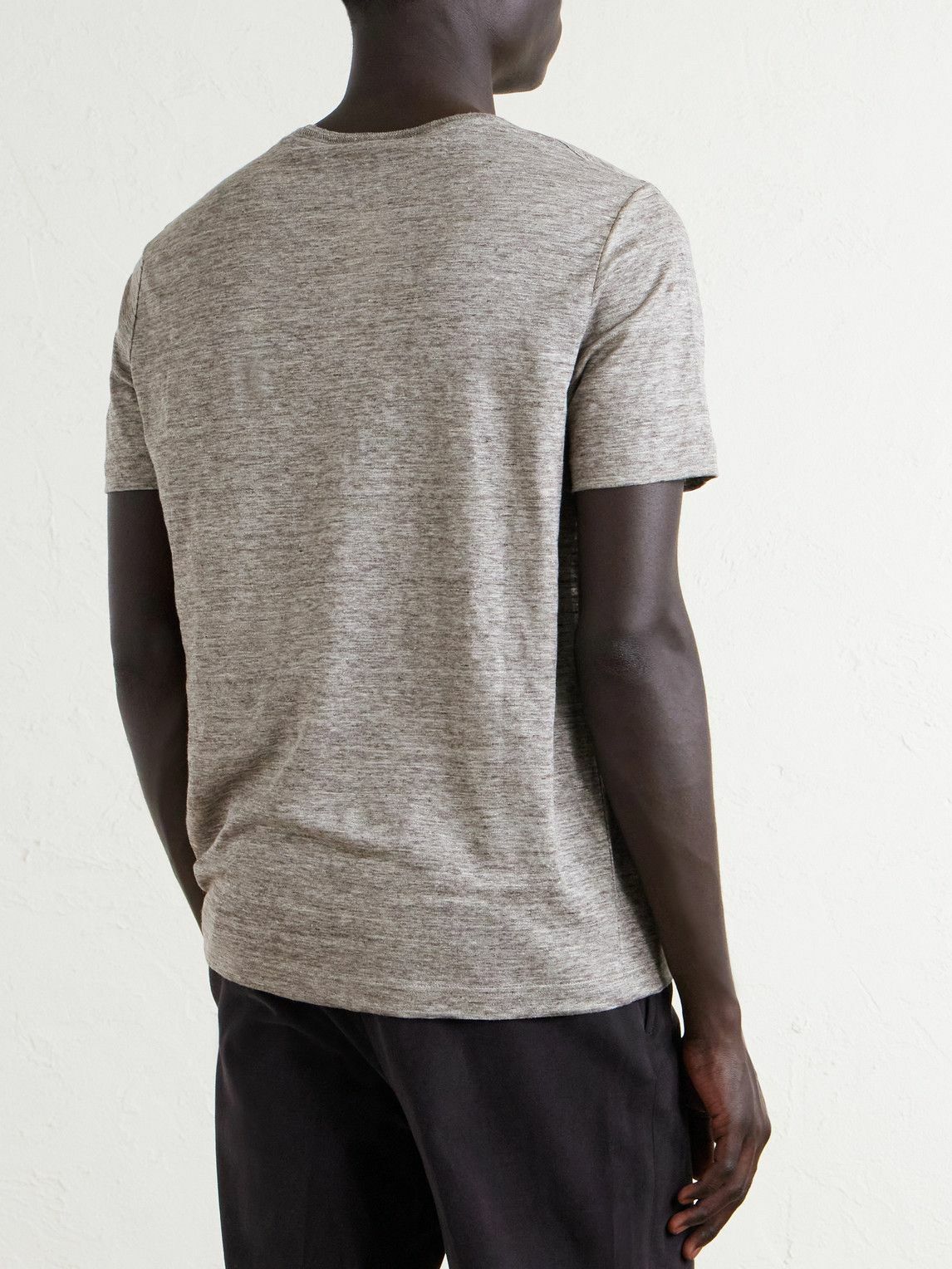 Loro Piana - Linen T-Shirt - Brown