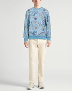 Etro Mens Sweatshirt Sky in Blue