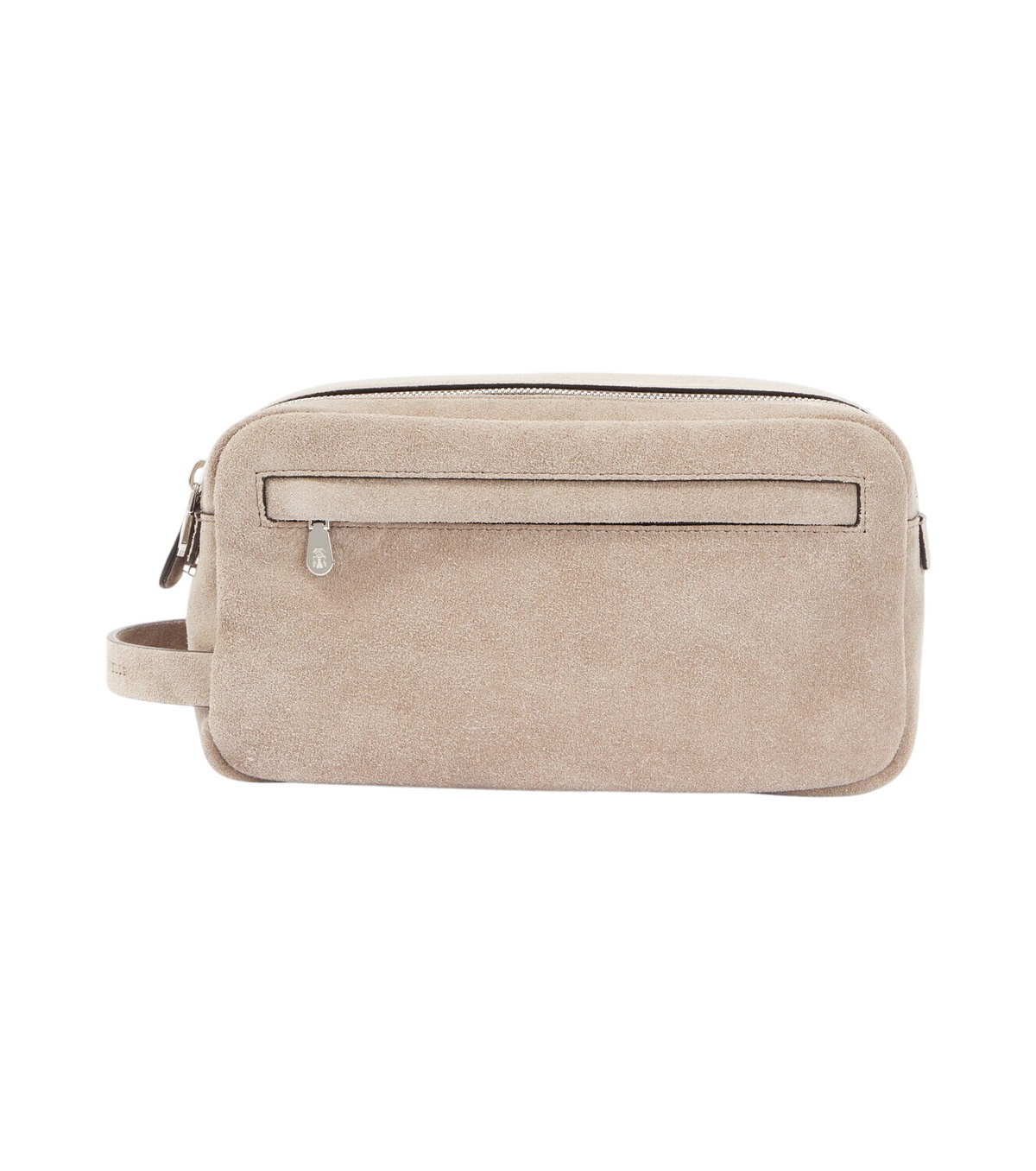 Brunello Cucinelli Suede toiletry bag Brunello Cucinelli