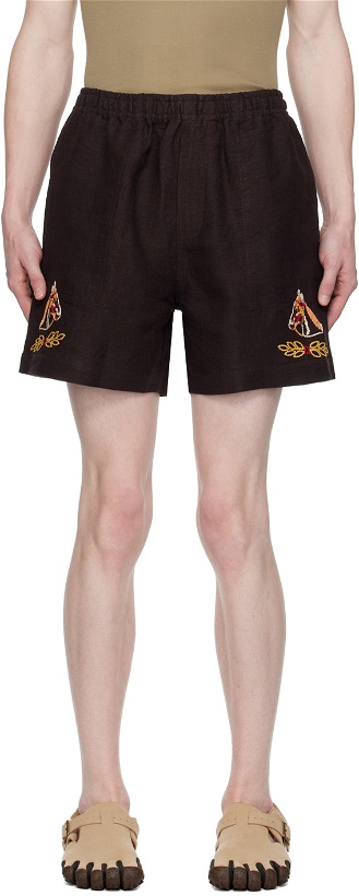 Photo: Bode Brown Show Pony Shorts