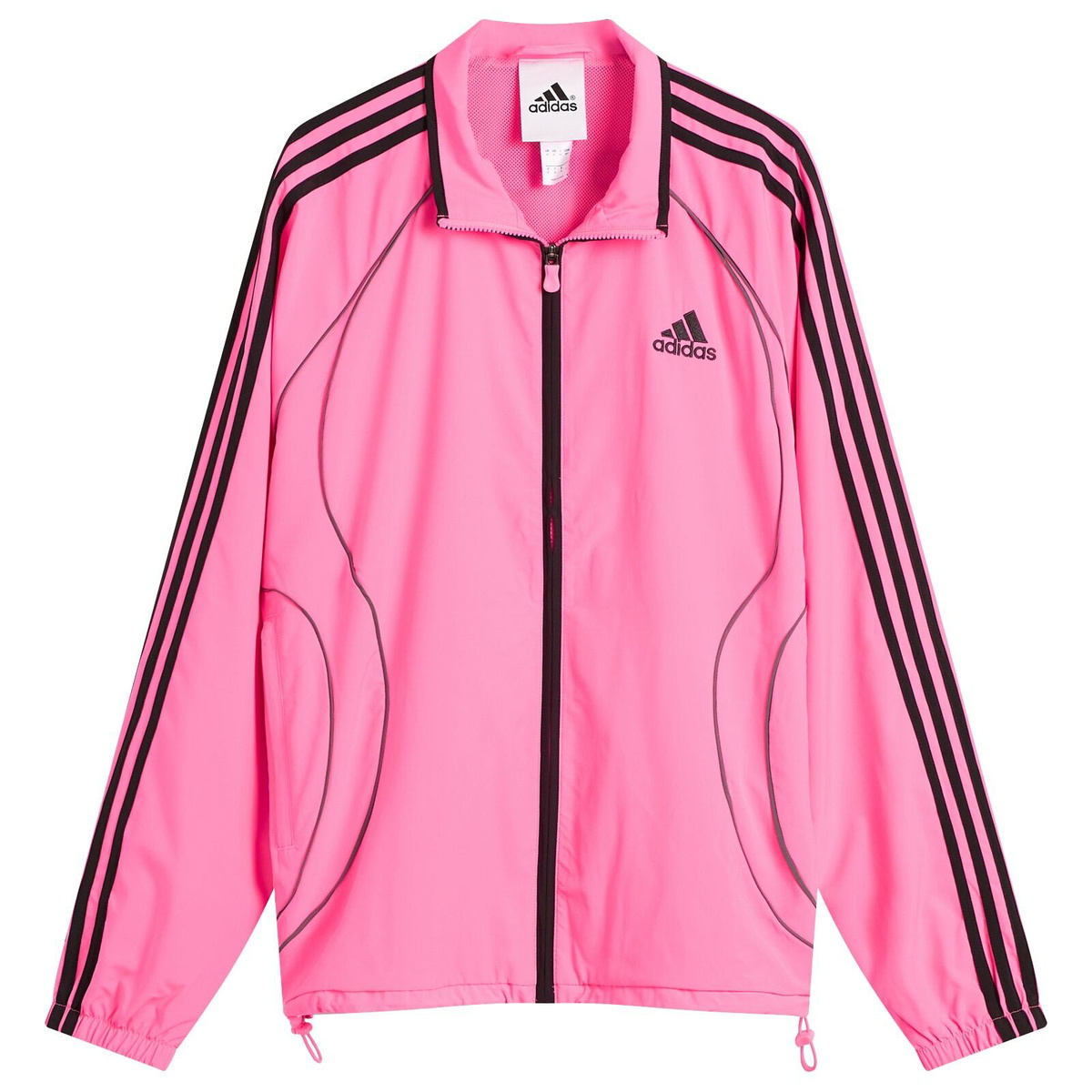 Adidas Men's Teamgeist Track Top in Lucid Pink/Black
