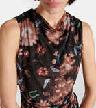 Dorothee Schumacher Sheer Flowers floral draped top