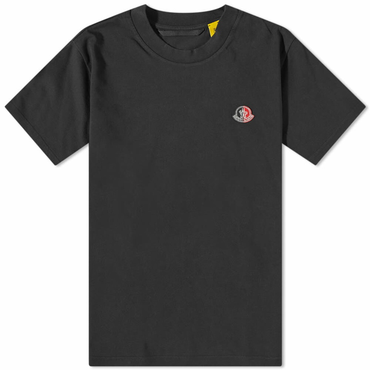 Photo: Moncler Men's Genius Chest Logo T-Shirt in Black