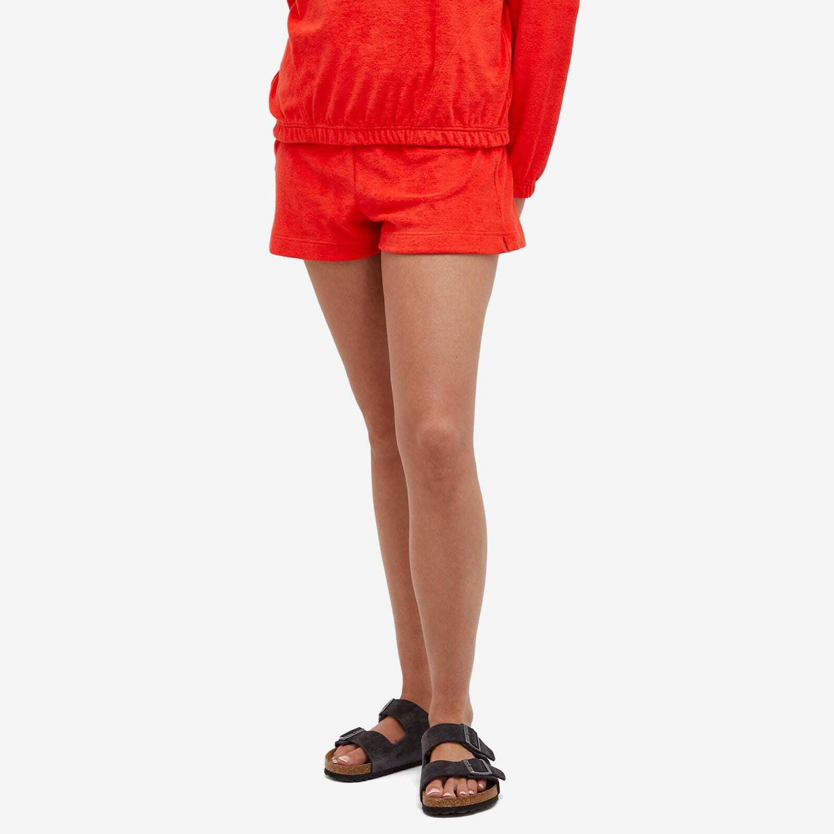 Howlin by Morrison Women's Howlin' Towelling Wonder Shorts in Red Fire