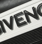 Givenchy - Logo-Appliquéd Leather Messenger Bag - Black