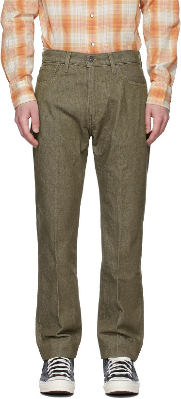 Photo: Levi's Made & Crafted Khaki Tailored Straight Jeans